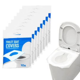 GAOHAN 80Pcs Disposable Toilet Seat Covers, Flushable Toilet Seat Covers for Kids Adults Pregnant Women, Disposable Toilet Seat Cover for Travel, Use in Public Toilets