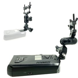 ChargerCity AccessoryBasics Rearview Mirror Stem Radar Detector Mount for Uniden R1 R3 R7 R8 DFR2 DFR3 DFR4 DFR5 DFR6 DFR7 DFR8 DFR9 Radar Detector (Require at Least 1" Clear Stem Space to Install)