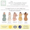 SwaddleDesigns 6-Way Omni Swaddle Sack Arms Up Swaddle for Newborn,