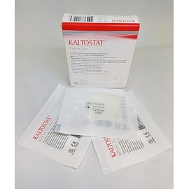 Kalto stat Alginate Dressing – Soft Fibre Pad for Moisture Absorption (5x5, 10, Count)