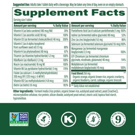 MegaFood Multivitamin for Women 55+ One Daily Womens Multivitamin with Vitamin D3, C, Zinc & Bioavailable Vitamin B12 & Folate - Healthy Aging, Brain & Bone Health, Vegetarian, 120 Tablets
