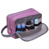 WANDF Toiletry Bag Water-Resistant Nylon Travel Wash Bag Lightweight Dopp