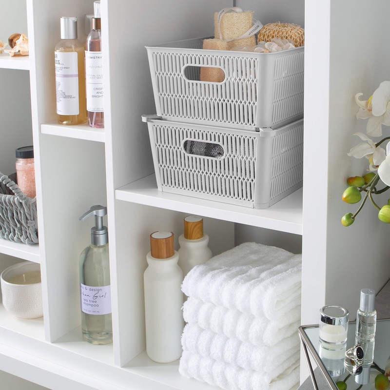 Simplify Grey, Bathroom, Crafts, Pantry, Playroom Slide 2 Stack It