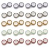 Modixun 20 Pack Clear Contact Lens Case, 5 Colors Leak-Proof