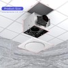 FWASTT Bathroom Exhaust Fan with Light UL and HVI Certified