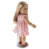Plymor DSP-90S Silver Adjustable Doll Stand, fits 15, 16, 17,