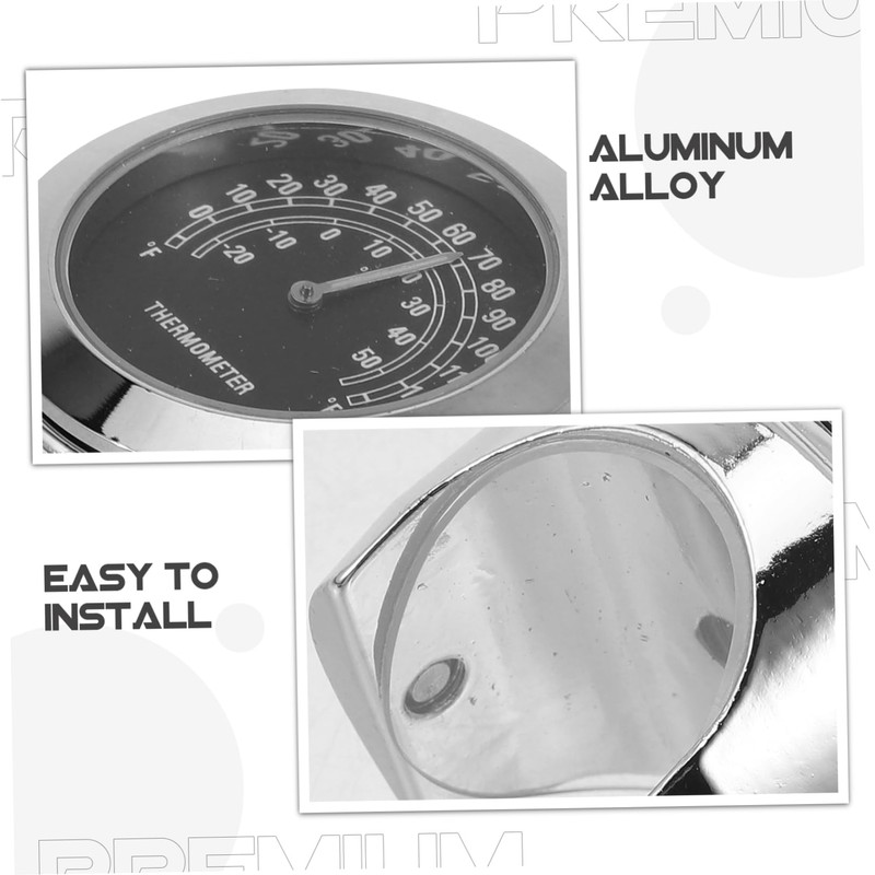 Mobestech Motorcycle Temperature Gauge Sensor Gauge Outdoor Thermometers for Motorcycle