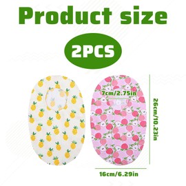 Stoma Bag Covers, 2Pcs Reusable Odor Stoma Bag Cover, Stoma Bags, Stoma Bag Covers for Women, Ostomy Pouch Covers, Ostomy Bag Covers for Illeostomy Stoma Care,Stoma Nursing Accessories