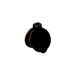 Magnetic keyhole Draught Excluder TM Mini Magflap -(Black)