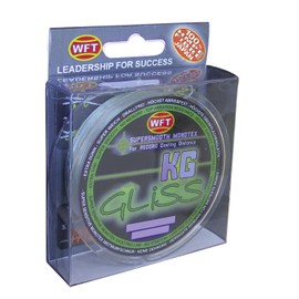 WFT Gliss KG Monotex Line 300 m, Braided Line, Sea Line, Fishing Line, Colour: Green, Diameter/Load Capacity: 0.18 mm/11 kg Load Capacity