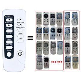 ZWP Universal Replacement Remote Control for Frigidaire Air Conditioner Remote