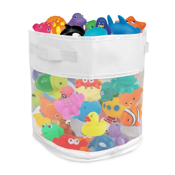 Niuoppy Bath Toy Storage Organizer, Bath Toy Holder Net, Quick