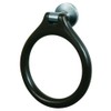 Bisk 00975 Madagaskar Hand Towel Ring in Brushed Nickel and