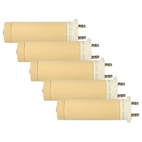 vhbw 5 x Heating Element Compatible with Leister Triac S,