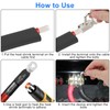 Linkstyle 4PCS 0 Gauge Wire Splice Connectors, 0 Gauge Battery