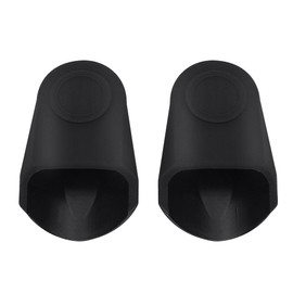 Tomotato Pack of 2 Saxophone Mouthpiece Cap Clarinet Mouthpiece Cap Rubber Protective Cap Accessories for Saxophone Clarinet (Black)