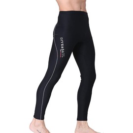 Wetsuit Pants 1.5mm Neoprene Pants for Men Surfing Pants Diving Pants Keep Warm for Diving Swimming Snorkeling Scuba Sailing Surfing L Size LP010M-L