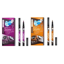 2PCS Purple & Brown Waterproof Liquid Eyeliner Pen Set – Smudge-Proof, Long-Lasting Quick-Dry Formula, High Pigment for Thin or Bold Lines, Perfect for Defined, Dramatic Eye Looks