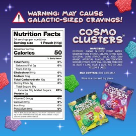 Crunchy Gummy Candy Mix - 24 Packs - Sour Fruit and Berry Star Candy for Classroom Rewards - Crunchy Gummy Candies Individually Wrapped - Assorted Sour Gummies