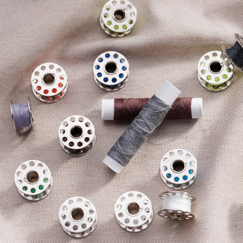 Trimming Shop 10 Pieces Sewing Machine Bobbins - Durable Sewing
