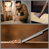 Shengsenfu 4 Pcs Wood Chisel Set, Carbon Steel, Bevel Edge,