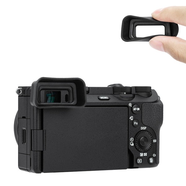 KIWIFOTOS FDA-EP20 Camera Extended Eyecup Eyepiece for SONY A6700 Camera, Replaces Sony FDA-EP20 Eye Cup, Alpha 6700 ILCE-6700 Viewfinder Protector Accessory