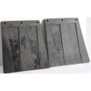 UNITRAILER Rubber Mud Flaps 187/205mm Set of 2