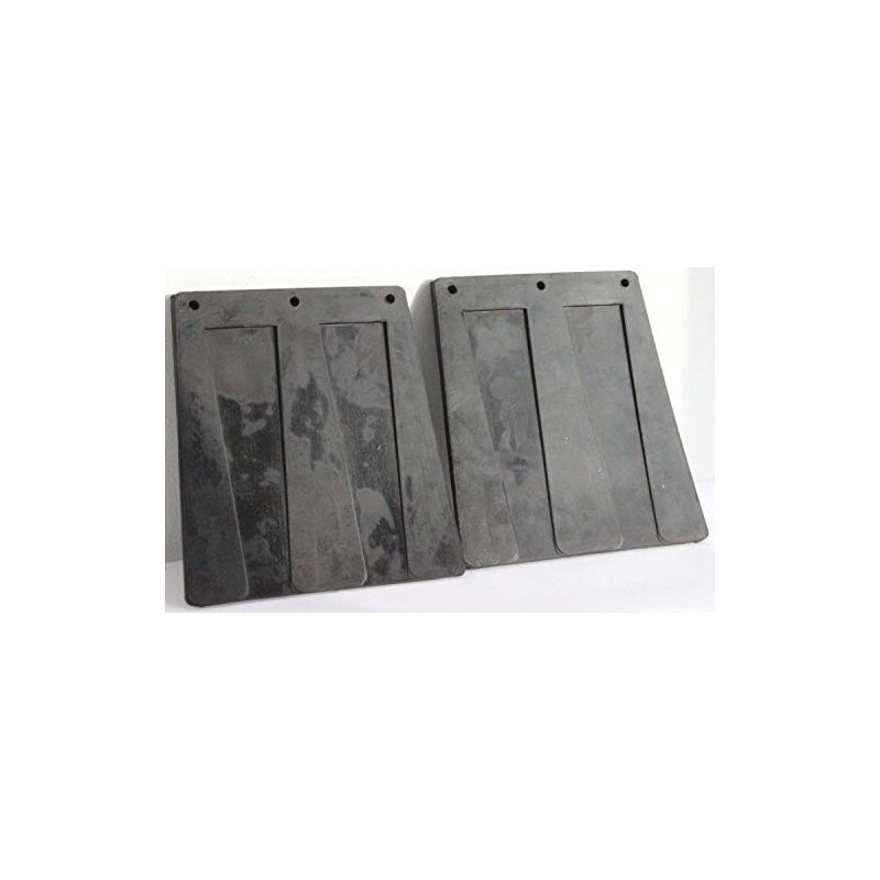 UNITRAILER Rubber Mud Flaps 187/205mm Set of 2