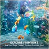 SwimWays Rainbow Reef Shark Water-Activated Pool Toy for Ages 5+