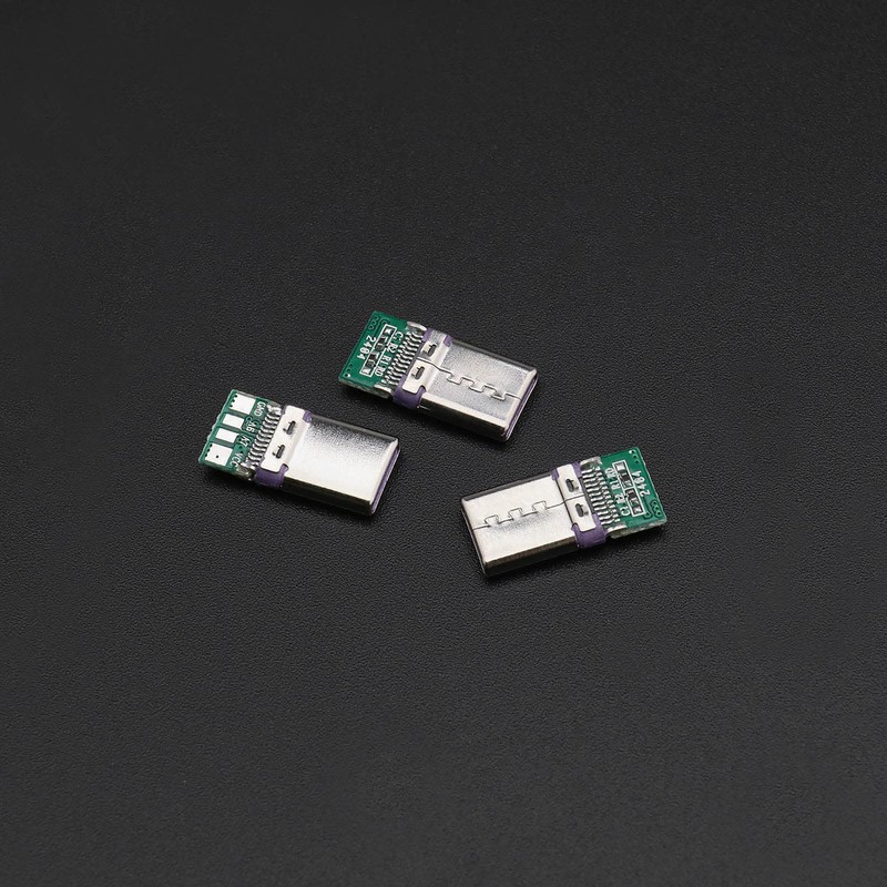 OTOTEC 10PCS 24pin USB 2.0 Type C Male Plug Socket