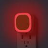 YUNLEX 6 Pack Plug in Dimmable Red Night Light, Auto