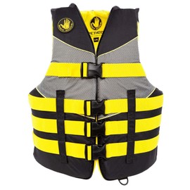 Body Glove Method Nylon U.S. Coast Guard Approved Life Jacket PFD-Yellow-S/M