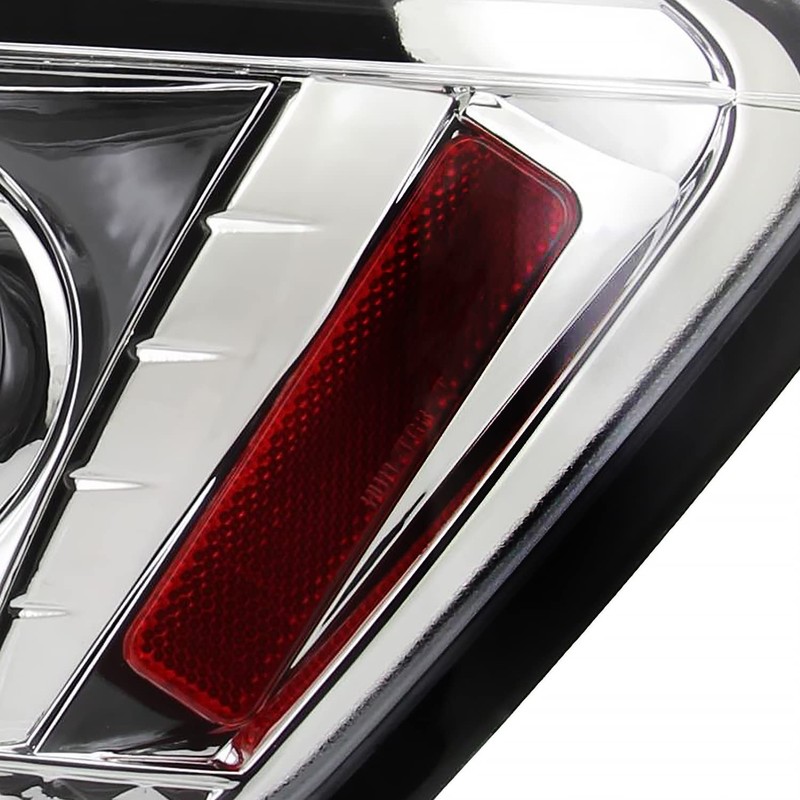 Spec-D Tuning Chrome Tail Lights Compatible with 2004-2010 Scion tC,