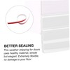 Operitacx 1Piece Door Seal Strip for Soundproofing Weather Stripping Draft