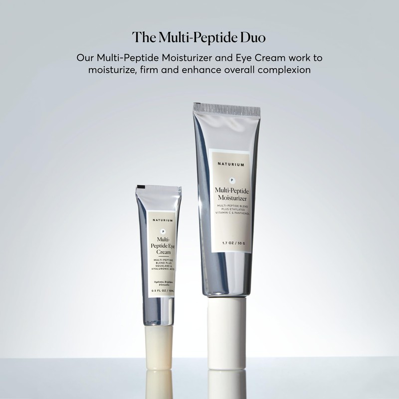 Naturium Multi-Peptide Moisturizer, Hydrating & Smoothing Skin Care, Moisturizes with