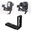 L Bracket Vertical Horizontal Switching Tripod Quick Release Plate 1/4in