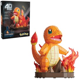 4D Build, Pokémon Charmander, Kit di Modellismo 3D, Puzzle per Adulti, 241 pezzi, dai 12 Anni in su