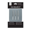 Trendi 3 Gang 2 Way 10 Amp Rocker Chrome Light