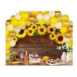 LTLYH 7x5FT Sunflower Birthday Party Decorations Sunflowers Flowers Fall Party Decor Backdrop We Appreciate You Banner Baby Shower Party Photo Studio Photo Booth Decoration 051