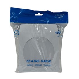 Mediaxpo 500 Premium Paper CD Sleeves with Window & Flap
