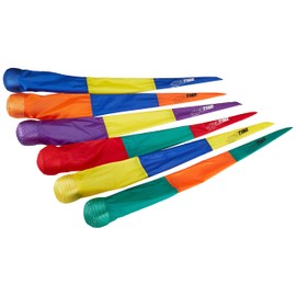 Sportime Catch Tail Foam Balls, 36 Inches, Assorted Colors, Set of 6