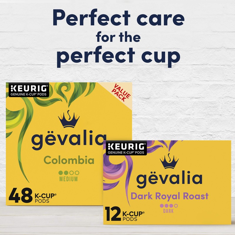 Gevalia Dark Royal Roast K-Cup Coffee Pods (72 Pods (6