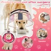 CNEO Inflatable Dog Cone Collar with Detachable Enhanced Anti-Licking Shield,
