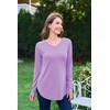 YUCOLEN Long Sleeve Tunic for Women V Neck Oversized Shirts