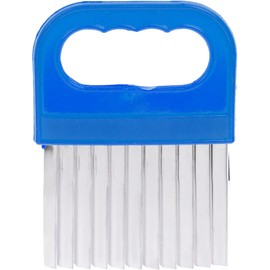 Vegetable Crinkle Cutter - Stainless Steel Potato Wavy Knife - Fruit Cheese Waffle Chopper