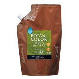 Motto Botanical Color Shampoo Refill, Black, 16.9 fl oz (500 ml)