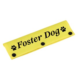 Funny Dog Leash Sleeve Foster Dog Dog Leash Wrap Sleeve Alert Tag Pet Birthday Gift (Foster Dog)