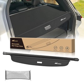 Nilight Trunk Cargo Cover for Jeep Grand Cherokee 2 Row WL 2022 2023 2024, Retractable Security Shade Rear Cargo Cover, with Trunk Storage Net
