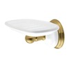 Kingston Brass BA1115BB Victorian Wall-Mount Soap Dish Holder, Brushed Brass
