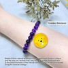 SODLYUE Dog Mom Gifts for Women, Amethyst Dog Mom Bracelets,